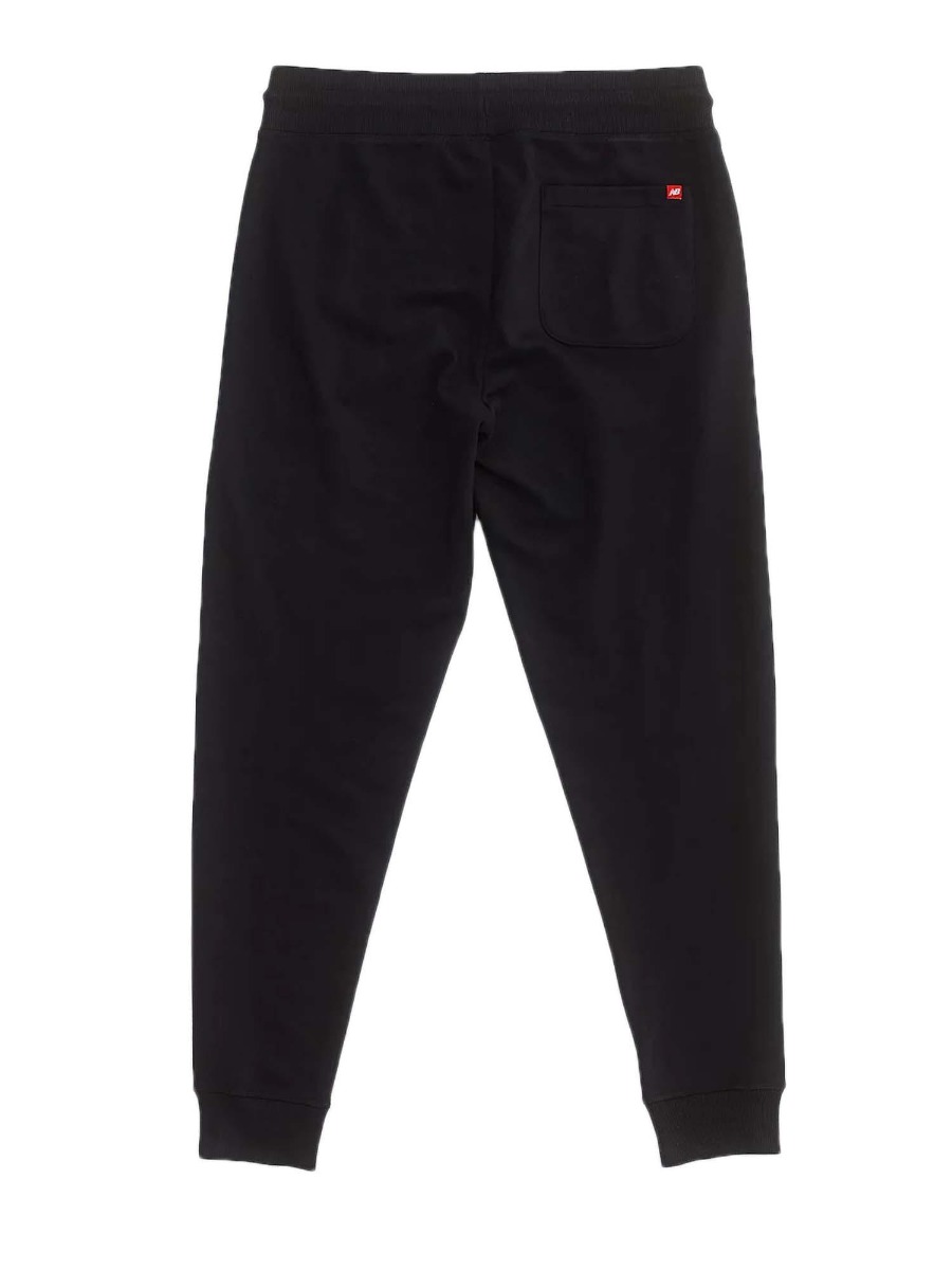 NEW BALANCE ESSENTIALS STACKED LOGO SWEATPANT MP03558BK