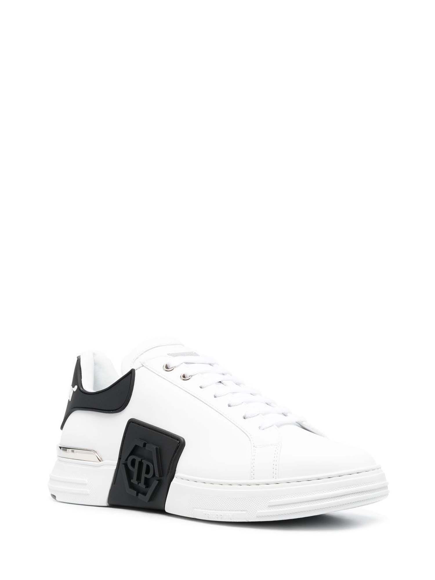 Leather Lo-Top Sneakers Iconic Plein