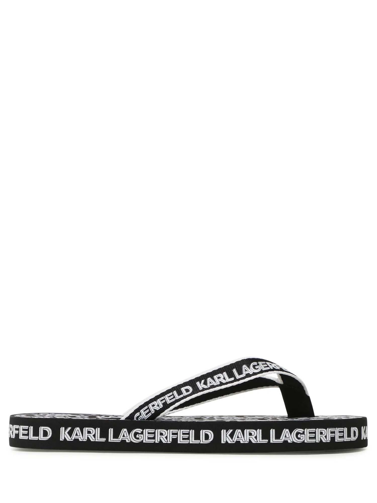 Karl Lagerfeld Γυναικείες Σαγιονάρες Essential Logo Thong KL81003