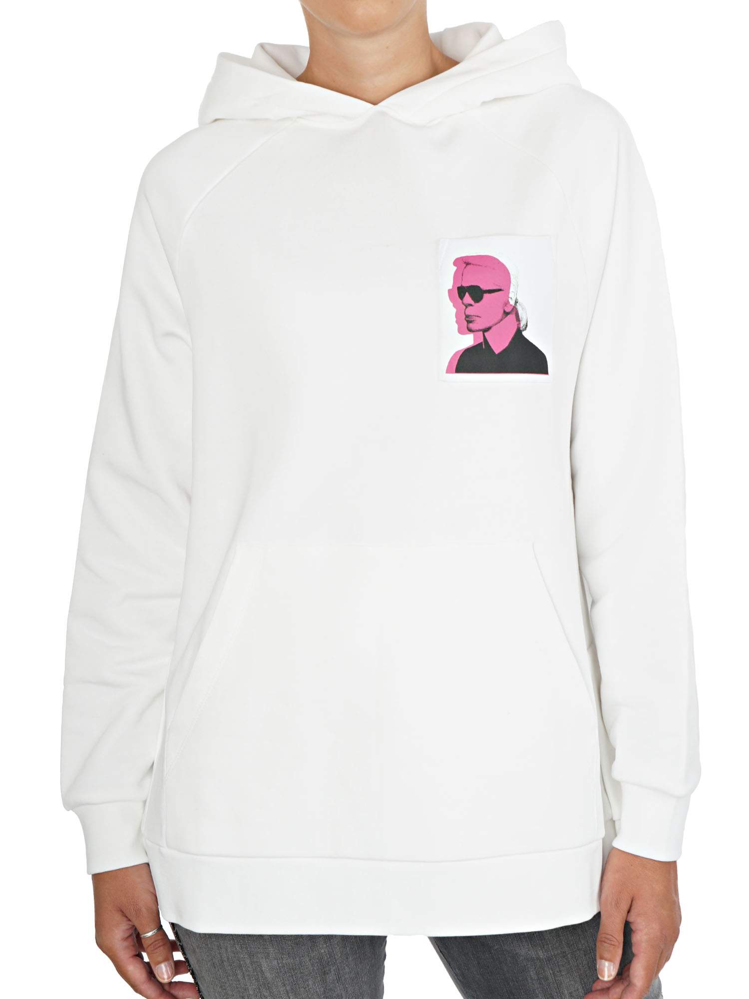 KARL LAGERFELD KARL LEGEND PRINT HOODIE 205W1820