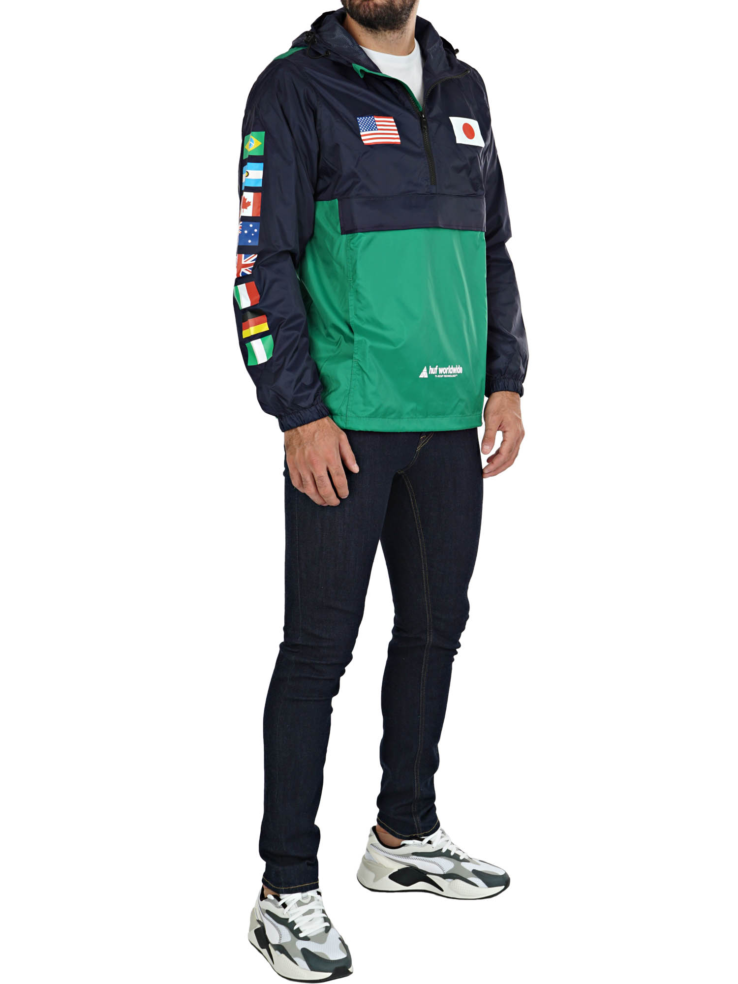 Huf jacket flags sale