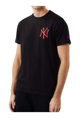 Camiseta New Era Mlb Distressed Graphic Oversized Tee New York Yankees  12893171