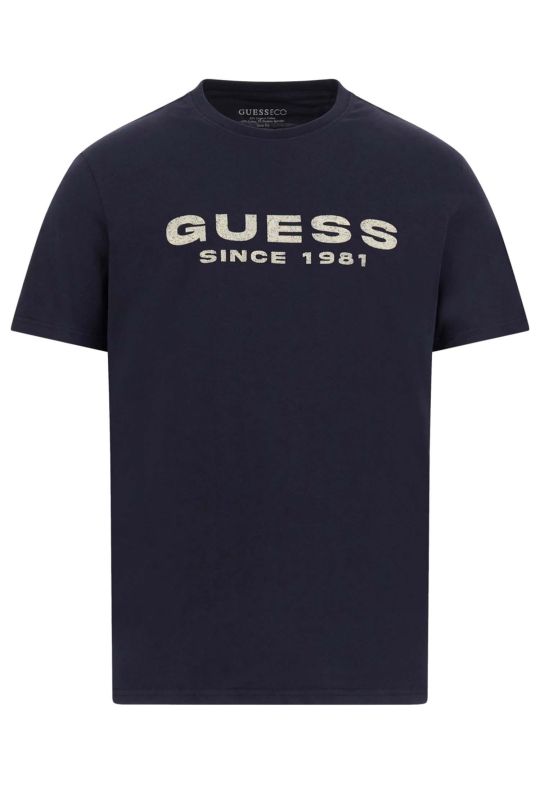 Guess Ανδρική Μπλούζα Ss Cn Guess Logo Tee M4GI61J1314