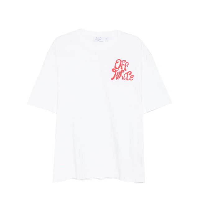 Off White Ανδρική Μπλούζα Grass Ink S/S Skate Tee 44MAA120S26J00M100 - 752985