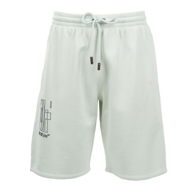 Off White Ανδρική Βερμούδα Big Double Arrow Skate Sweatshort 44MCI013S26F004332 - 752969