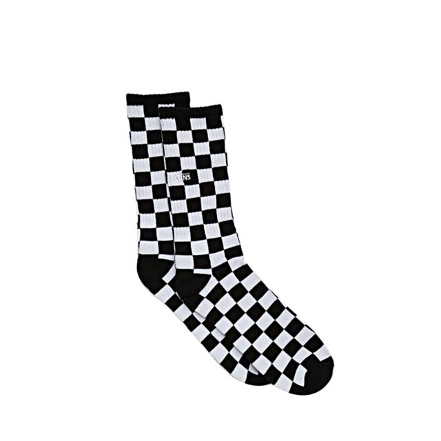 VANS Κάλτσες CHECKERBOARD CREW II SOCKS (1 PAIR PACK) SIZE 42.5-47 BLACK/WHITE VN0A3H3OHU0