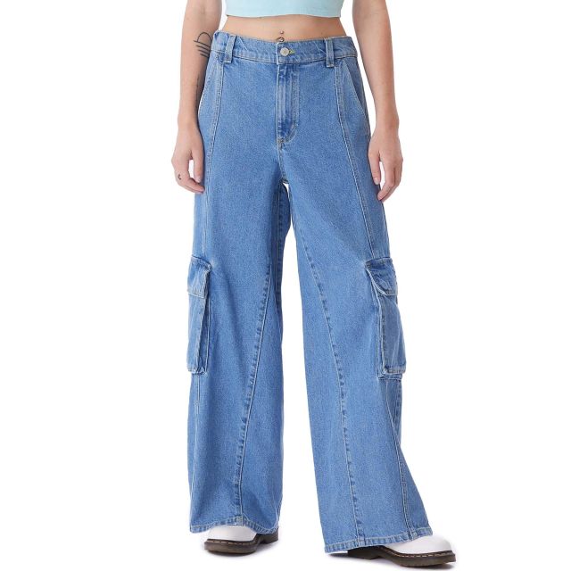 Obey Γυναικείο Τζιν Παντελόνι Search Cargo Denim Pant 242010050