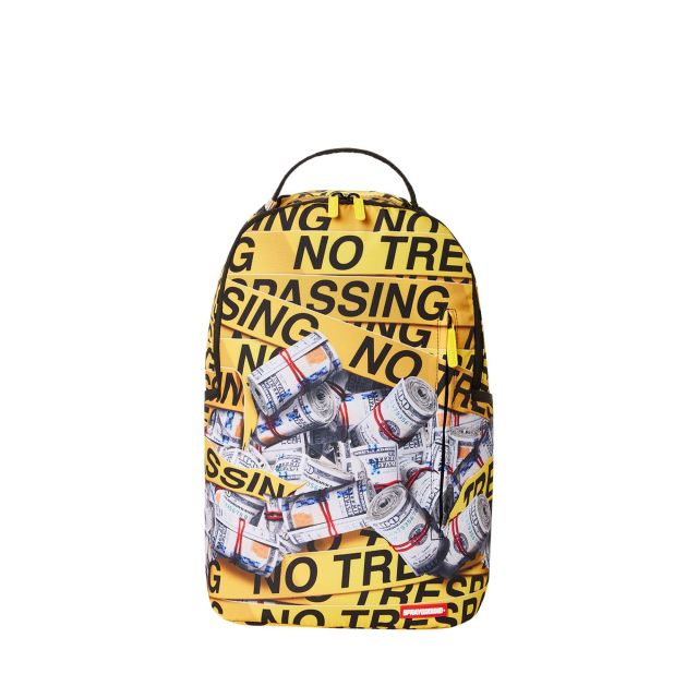 Sprayground Σακίδιο Πλάτης No Trespassing Money Stashed Dlxsr Backpack B5371