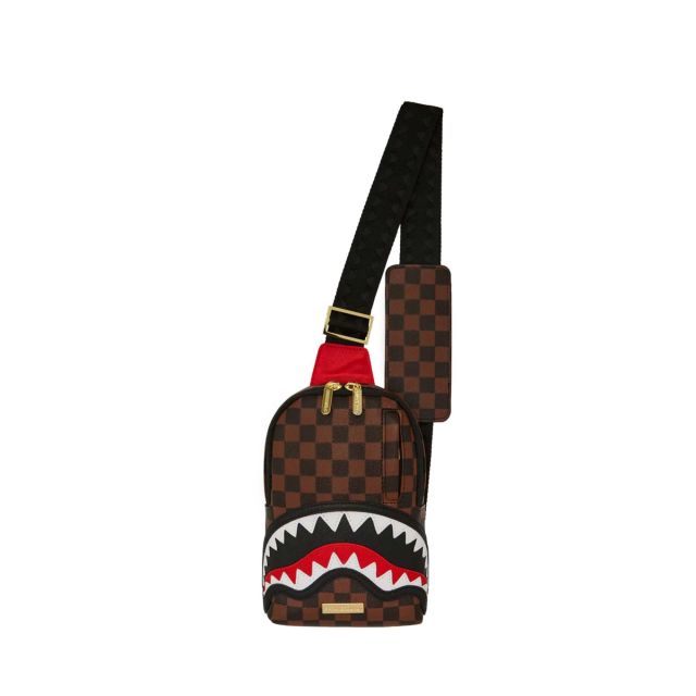 Sprayground Τσάντα Sawtooth Sharks In Paris One-Strap Backpack B7819