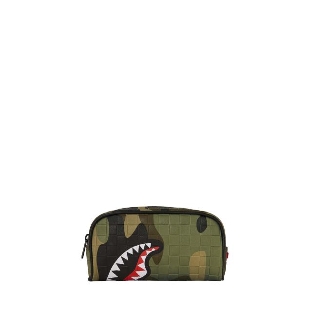 Sprayground Νεσεσέρ Woodland Camo Check Toiletry Bag B8266 - 731780
