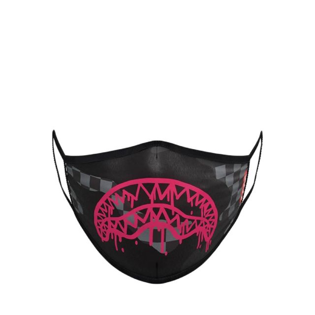 Sprayground Μάσκα Προσώπου 3Am Pink Drip Shark Face Mask 910Z353NSZ