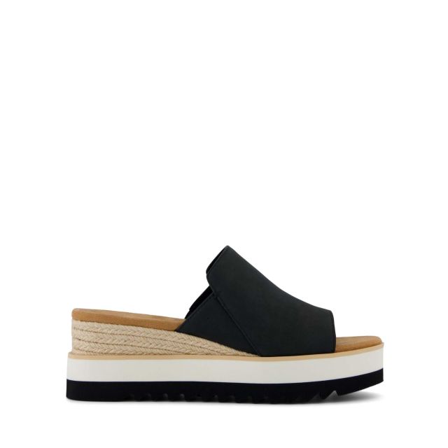 Toms Γυναικεία Παπούτσια Blk Leather Wm Dianam Sand 10022180