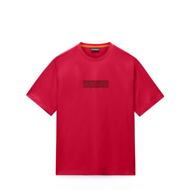 Napapijri Ανδρική Μπλούζα S-Box Logo Ss 1 NP0A4IFL