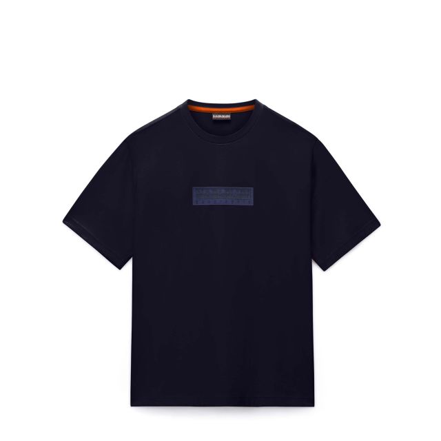 Napapijri Ανδρική Μπλούζα S-Box Logo Ss 1 NP0A4IFL