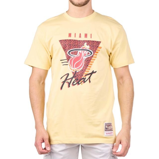 Mitchell & Ness Ανδρική Μπλούζα Miami Heat NBA Final Seconds Tee BMTRINTL1057