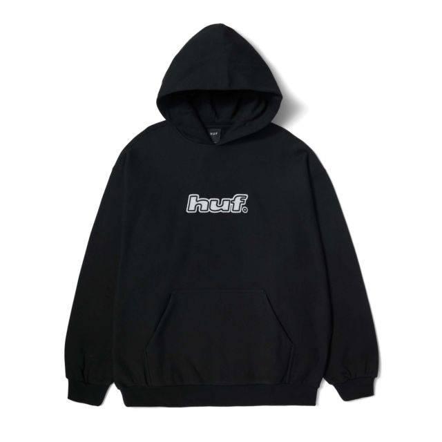 HUF Ανδρικό Φούτερ Logo Applique Hooded Fleece FL00229