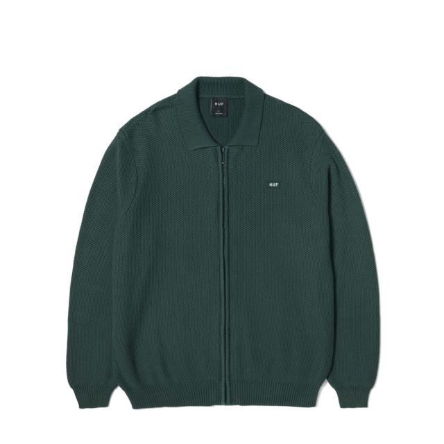 HUF Ανδρική Ζακέτα Anton Zip Overdyed Sweater KN00511