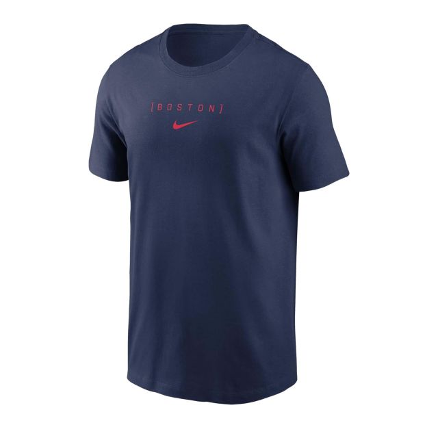 Nike Ανδρική Μπλούζα Large Logo Back Stack Cotton Tee Boston Red Sox N199-44B-BQ