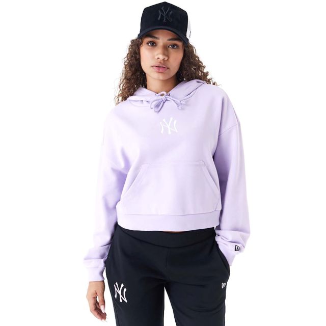 New Era Γυναικείο Φούτερ Mlb Lifestyle Crop Hoody Neyyan  Pslblk 60435288