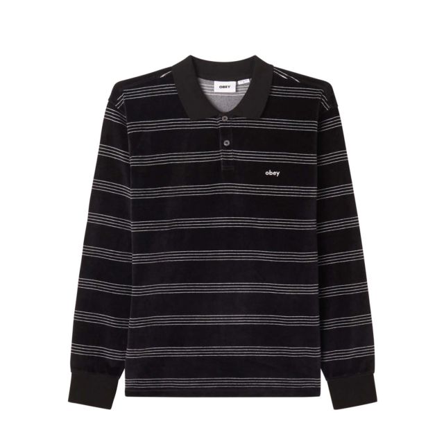 Obey Ανδρική Μπλούζα Demand Polo Ls 131040057