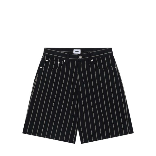 Obey Ανδρική Βερμούδα Stripe Baggy Denim Short 172100094