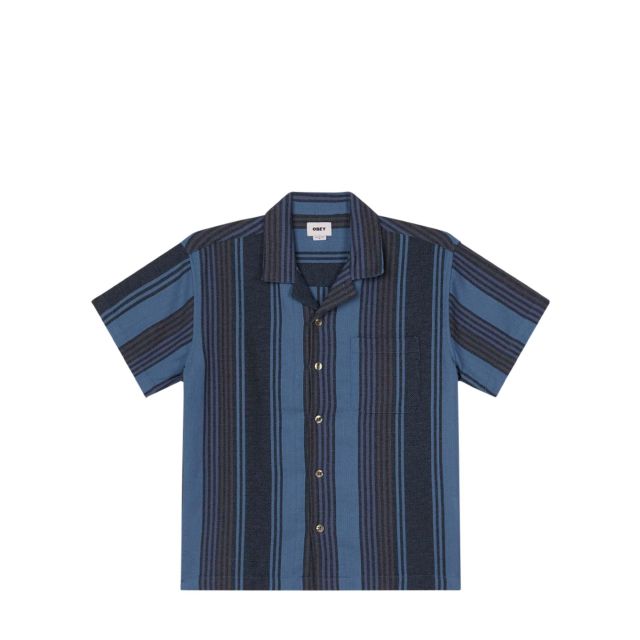 Obey Ανδρικό Πουκάμισο Frazer Woven Ss 181210448