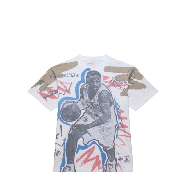 Mitchell & Ness Ανδρική Μπλούζα Nba SS Vintage Logo All-Star Allen Iverson FC9197
