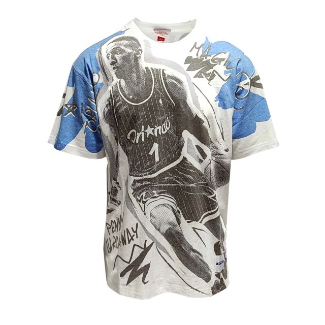 Mitchell & Ness Ανδρική Μπλούζα Nba SS Vintage Logo Magic Penny Hardaway FC9197