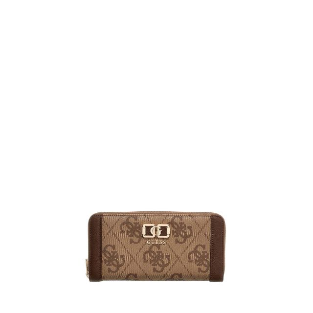 Guess Γυναικείο Πορτοφόλι Karnilla Logo Slg Lrg Zip Arnd SWOS9901146