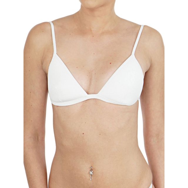 STEFANIA FRANGISTA GIA WHITE PIQUE TOP SF1913WT