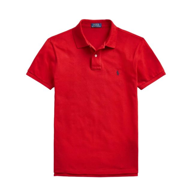 Polo Ralph Lauren  Slim Fit Mesh Rl20000 Red  Polo Shirt 710548797005