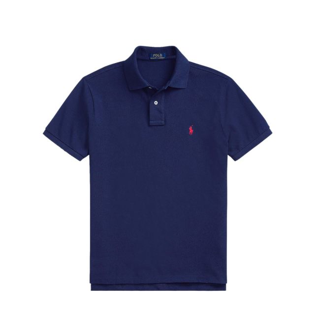 Polo Ralph Lauren Ανδρική Μπλούζα Custom Slim Fit Mesh Polo Shirt 710782592