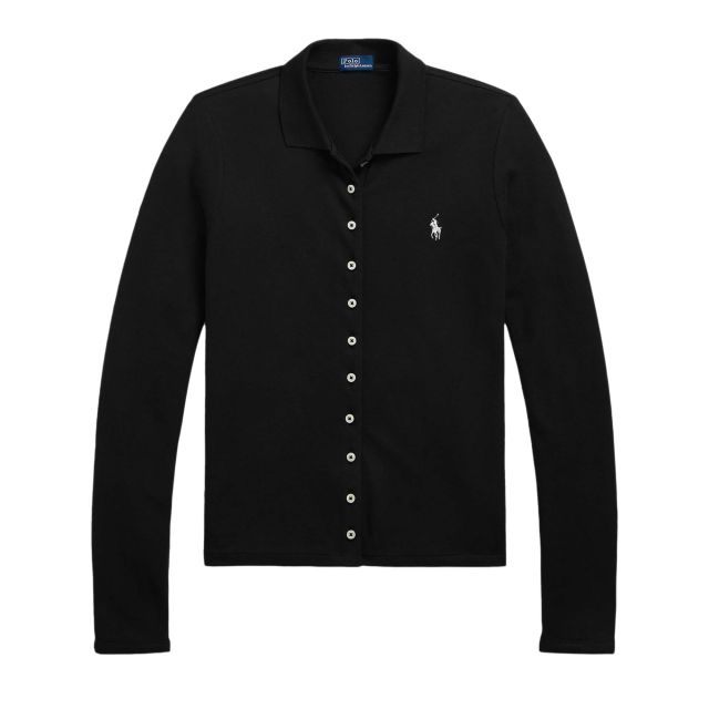 Polo Ralph Lauren Γυναικείο Πουκάμισο Ls Msh Bt Pl Long Sleeve Polo Shirt 211941176002