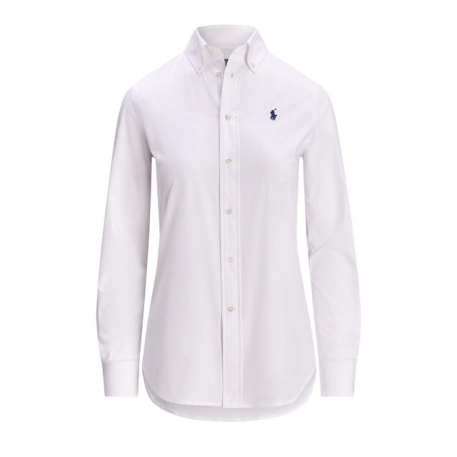 Polo Ralph Lauren Γυναικείο Πουκάμισο Ls Brkn St Long Sleeve Button FronT-Shirt 211941509002