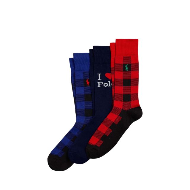 Polo Ralph Lauren Σετ Ανδρικές Κάλτσες I Love Polo Crew Sock Gift Box 449958863001