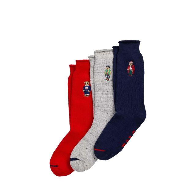 Polo Ralph Lauren Σετ Ανδρικές Κάλτσες Bears Gft Bx Crew Sock Gift Box 449958862001
