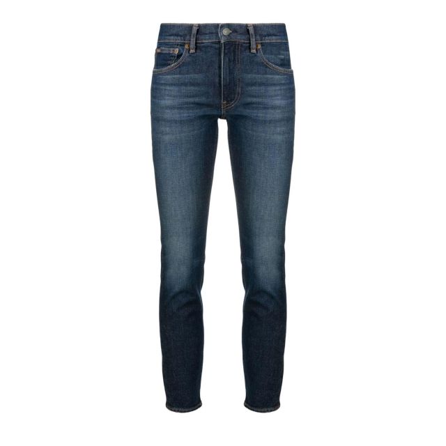 Polo Ralph Lauren Γυναικείο Τζιν Παντελόνι Mid Rise Skn Skinny Ankle Skinny 211890127001