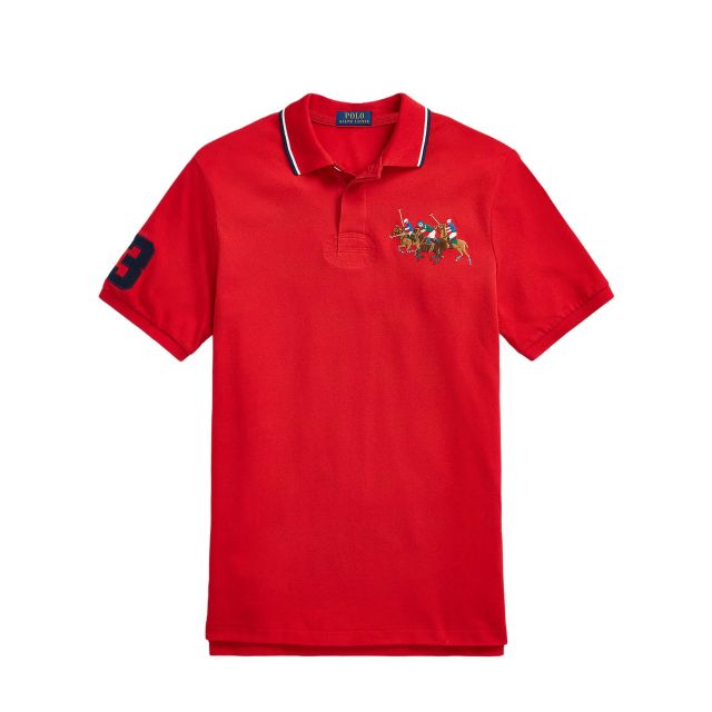 Polo Ralph Lauren Ανδρική Μπλούζα Sskccmslm11-Short Sleeve-Polo Shirt 710900614