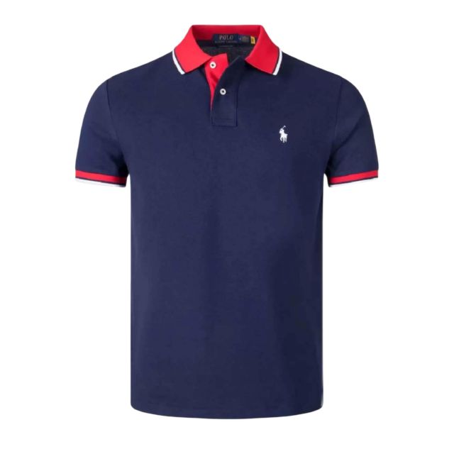 Polo Ralph Lauren Aνδρική Μπλούζα Sskccmslm3-Short Sleeve-Polo Shirt 710963479002