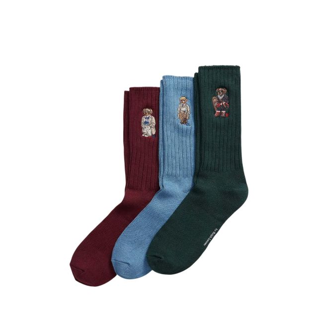 Polo Ralph Σετ Ανδρικές Κάλτσες Lauren Ssnl Brs Gft-Gift Box Set 449P04718
