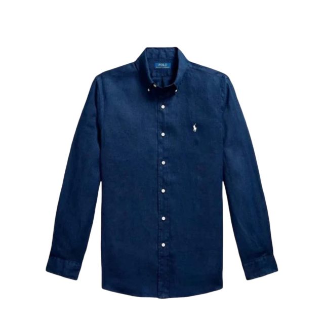 Polo Ralph Lauren Ανδρικό Πουκάμισο 17/1 Pd Linen V1-Cubdppcs 710966294