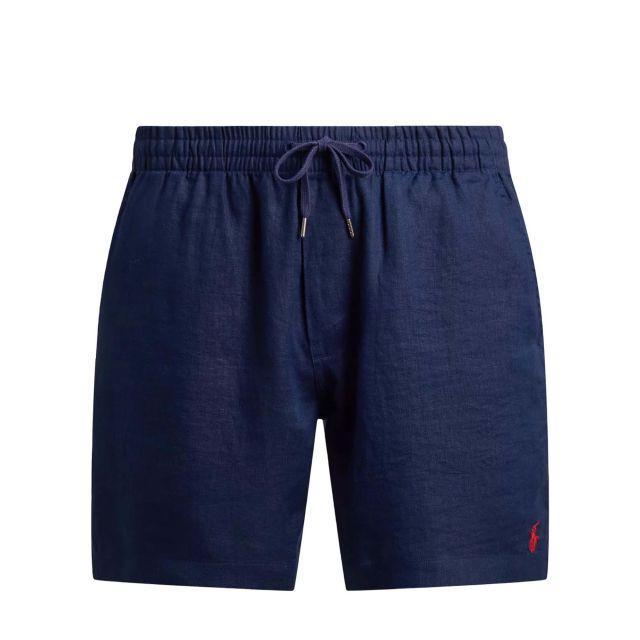 Polo Ralph Lauren Ανδρική Βερμούδα Piece Dyed Linen-Wvn-Shorts 710P08205