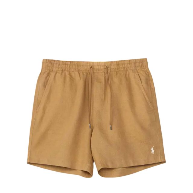 Polo Ralph Lauren Ανδρική Βερμούδα Piece Dyed Linen-Wvn-Shorts 710P08205
