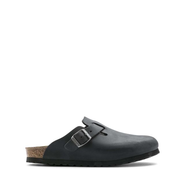 Birkenstock Σαμπό Classic Boston Leoi Black Narrow 0059463