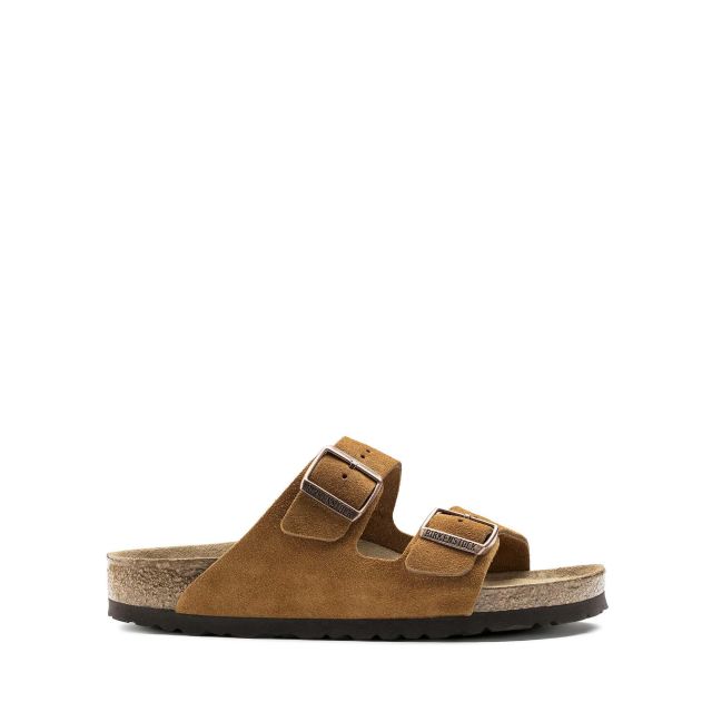 Birkenstock Πέδιλα Arizona Soft Footbed Suede Leather 1009527