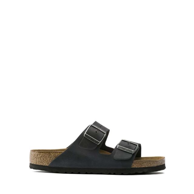 Birkenstock Ανδρικά Πέδιλα Classic Arizona Fl Wb Schwarz Regular 0752481