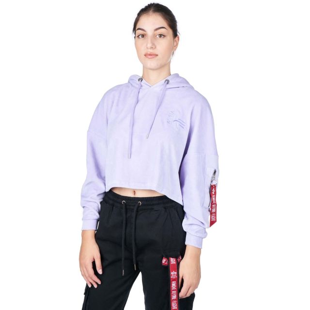 Alpha Industries Γυναικείο Φούτερ Frottee Hoody COS Wmn 108041
