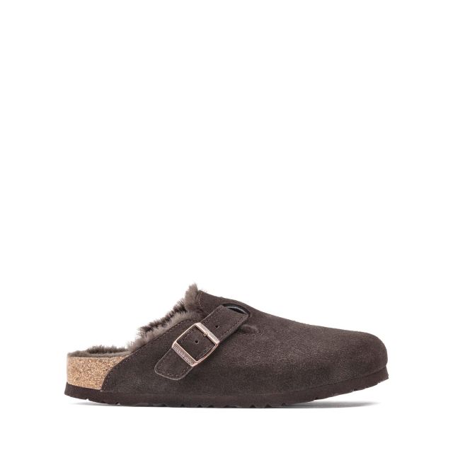 Birkenstock Σαμπό Bs Classic Boston Vl Shearling Mocca Narrow 1020529