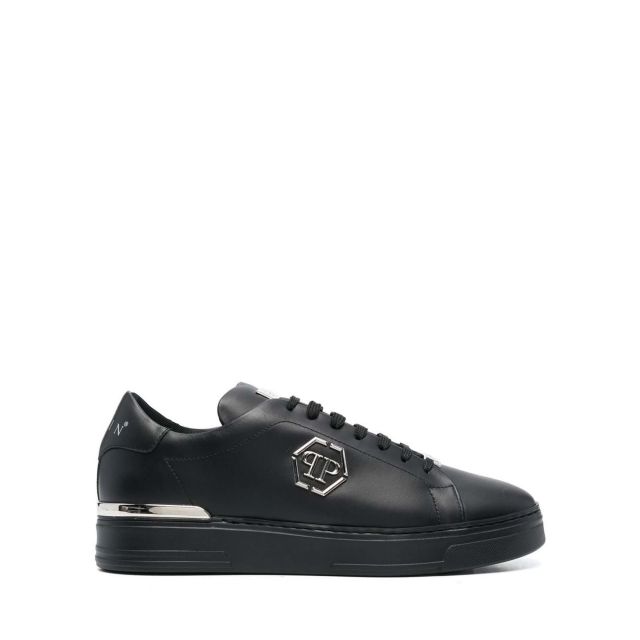 Philipp Plein Ανδρικά Παπούτσια Leather Lo-Top Sneaker Hexagon FABS USC0379 PLE075N