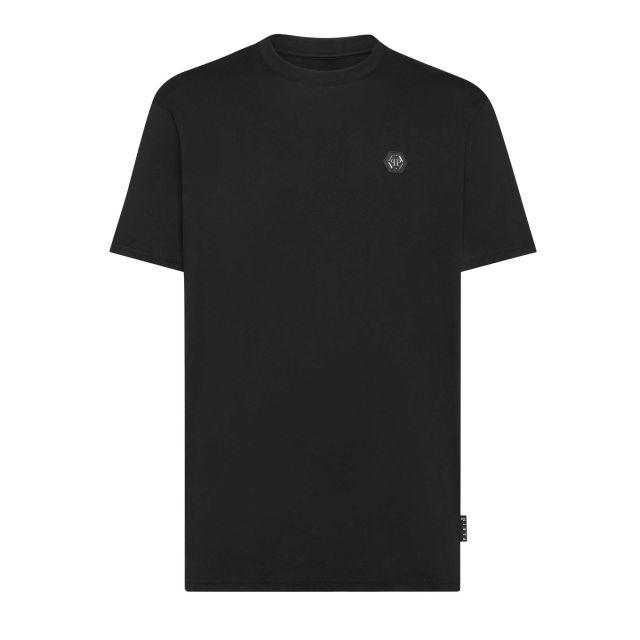 Philipp Plein Ανδρική Μπλούζα T-Shirt Round Neck Ss Hexagon FACC MTK5943 PJY002N